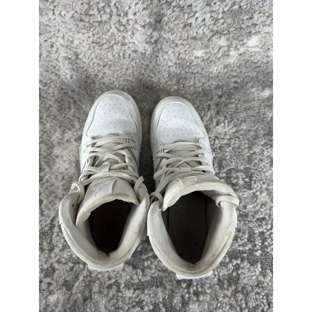 Nike Air Jordan 1 Flight 2 Boys Sz 7Y White 631784-111 Basketball Shoes Sneakers